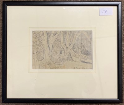 Lot 47 - John Aldridge RA ((1905-1983), 'West Park. Dec....