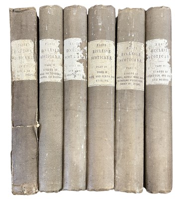 Lot 231 - SCOTT HEW: FASTI ECCLESIAE SCOTICANAE, The...