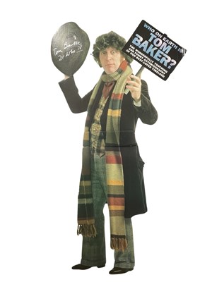 Lot 37 - A life-sized autographed cardboard standee of...