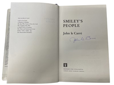 Lot 118 - Le Carre (John); Smiley's People, First Edition 1980, Signed by the Author