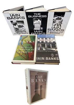 Lot 4 - IAIN BANKS: 5 First edition titles: THE STEEP...