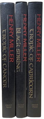 Lot 66 - HENRY MILLER: 3 titles: Tropic of Cancer, New...