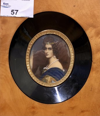 Lot 57 - A Late 19th/Early 20th Century miniature...