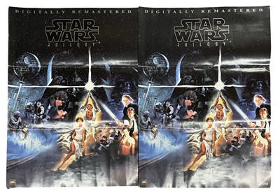 Lot 97 - A pair of video shop posters to advertise the...