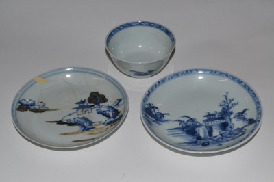 Lot 300 - A Chinese porcelain tea bowl and saucer from...
