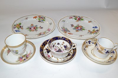 Lot 377 - Group of 19th Century English porcelain wares...