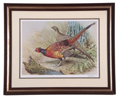 Lot 168 - Basil Ede (British, b.1931), 'Pheasants in the...