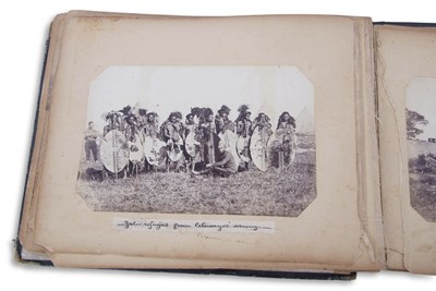 Lot 162 - An important Victorian photograph album of...