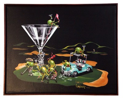 Lot 2 - Michael Goddard (b.1963) '19th Hole', limited...