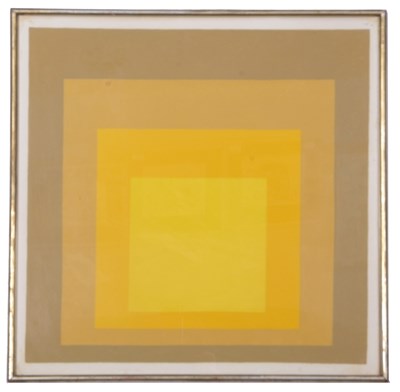 Lot 8 - Josef Albers (German /American 1888-1976),...