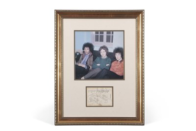 Lot 167 - A framed and glazed presentation display for...