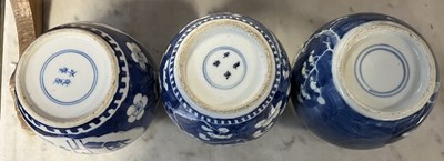 Lot 261 - Group of 3 Chinese Porcelain Ginger Jars