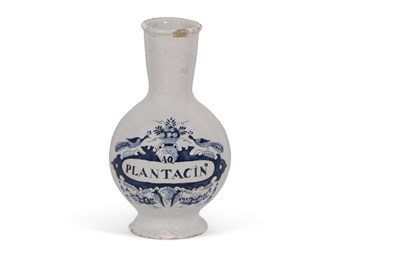 Lot 53 - An 18th /19th Century Delft jar probably Dutch...