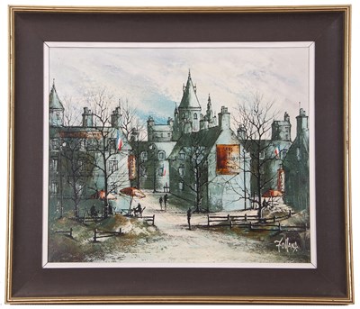 Lot 29 - Ronald Folland (1932-1999), French town scene,...