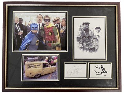 Lot 39 - A framed and glazed presentation display,...