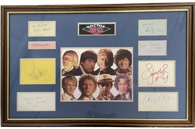 Lot 38 - A framed and glazed display montage,...