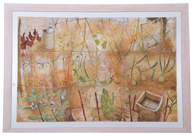 Lot 54 - Tessa Newcomb (b.1955), 'May Allotments', oil...