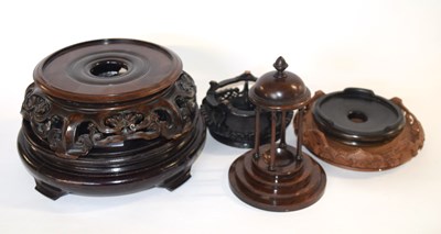 Lot 288 - Quantity of Chinese Wooden Stands