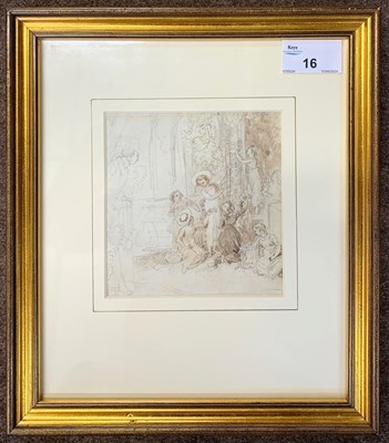 Lot 16 - Thomas Stothard RA (1755-1834), 'Harvest...