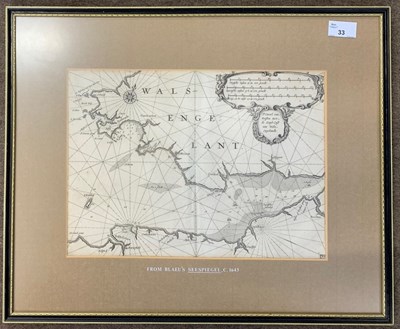 Lot 1132 - Willem Blaeu (Dutch, b.circa 1570), South...