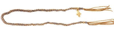 Lot 177 - A Carolina Bucci woven bracelet, woven with...