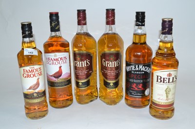 Lot 142 - Whisky to include 2 bottles of Grants 'The...