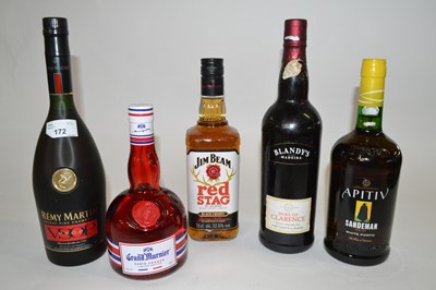 Lot 172 - Sandeman White Porto, Blandy's Maderia, Remy...