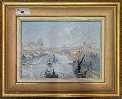 Lot 62 - David Poole (British, b.1931), view across a...