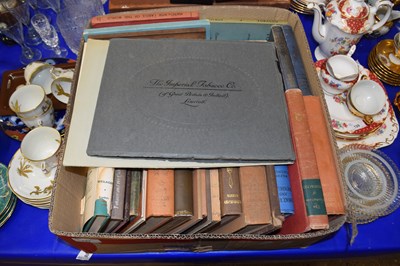 Lot 127 - A box of books relating to tobacco and the...