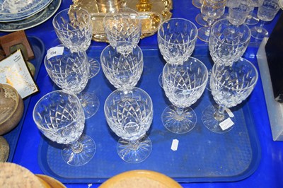 Lot 134 - Ten Royal Brierley wine glasses