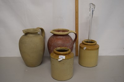 Lot 170 - Mixed Lot: Stone ware kitchen storage jars,...