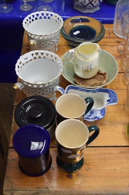 Lot 196 - Mixed Lot: Small jardinieres, various tea...