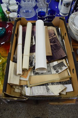 Lot 203 - One box of vintage photographs,ephemera etc