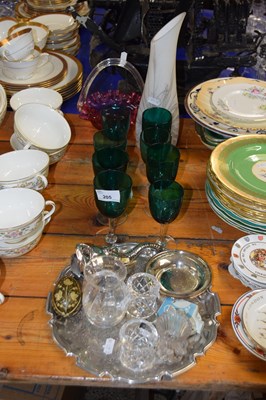 Lot 205 - Mixed Lot: Silver plated wares, turquoise wine...