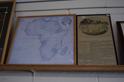 Lot 219 - Reproduction print The Laws of the Noble Game...