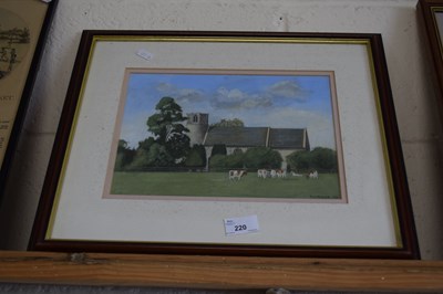 Lot 220 - Doreen Howes, study of Beccles Church, Norfolk,...