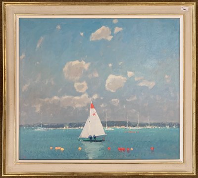 Lot 196 - Stephen Brown RBA (B.1947), 'The Wayfarer' oil...