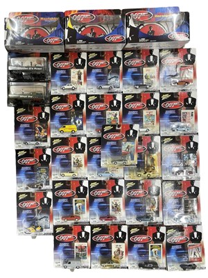 Lot 72 - A large collection of carded James Bond 40th...