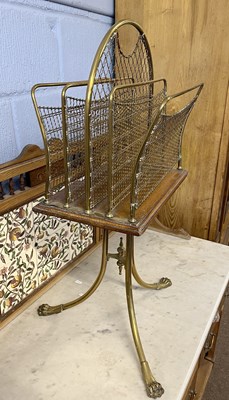 Lot 549 - A late 19th or early 20th Century brass and...