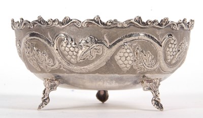 Lot 48 - A vintage white metal 830-Cyprus bowl...