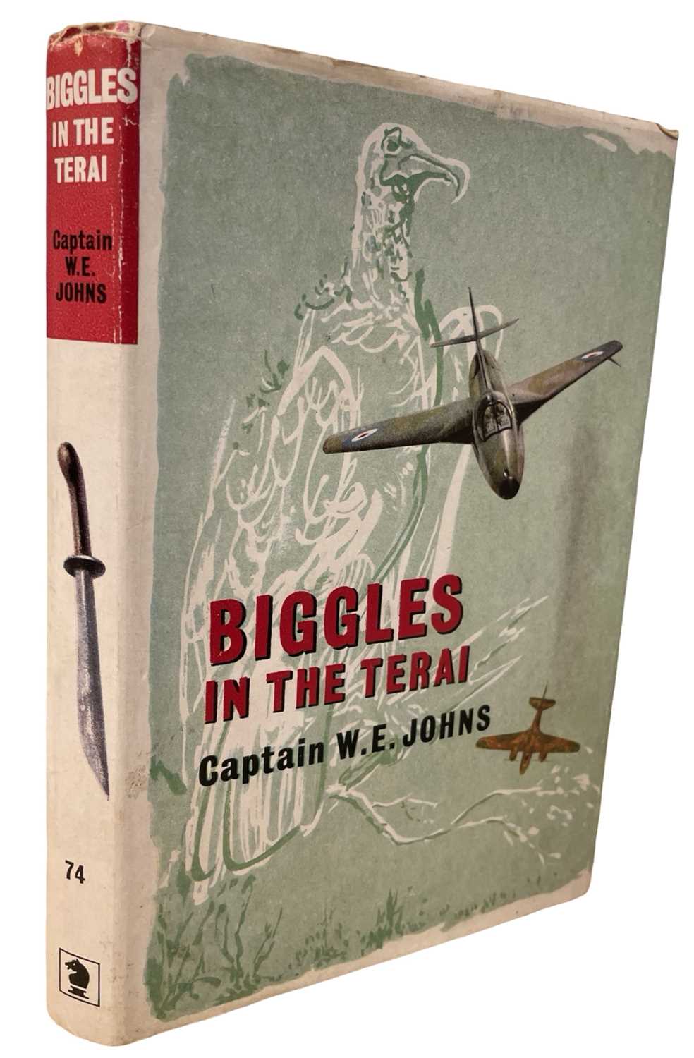 Lot 22 - CAPTAIN W E JOHNS: BIGGLES IN THE TERAI,...