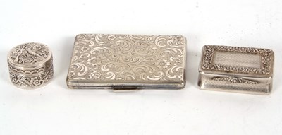 Lot 76 - Mixed Lot: Antique snuff box of rectangular...