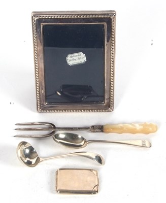 Lot 99 - Mixed Lot:  An Elizabeth II silver photograph...