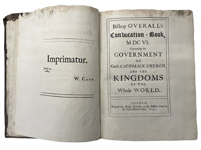 Lot 129 - BISHOP JOHN OVERALL: BISHOP OVERALL'S...