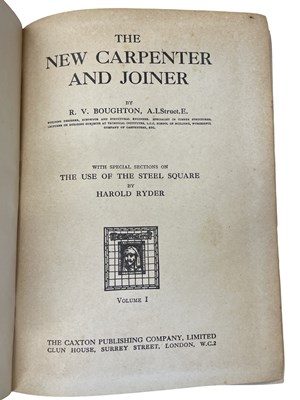 Lot 60 - CARPENTRY INTEREST: R V BROUGHTON: THE NEW...