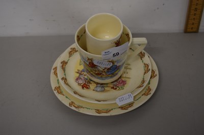 Lot 59 - A group of Royal Doulton bunnikins china wares