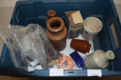 Lot 117 - Mixed Lot: Various assorted coins, bottles etc