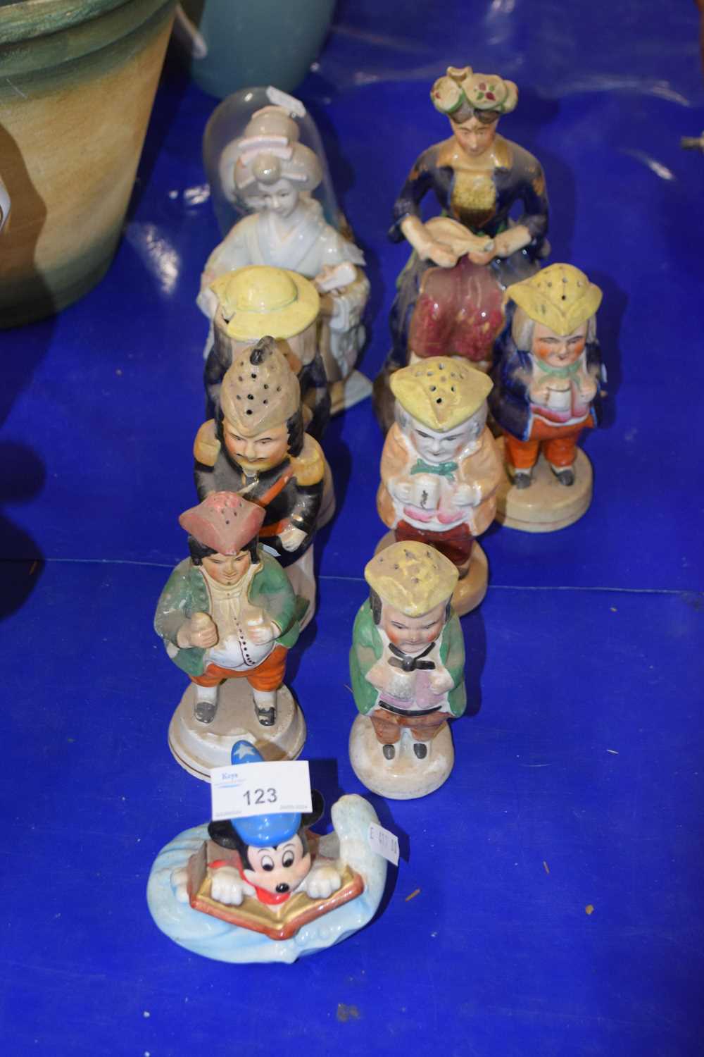 Lot 123 - Mixed Lot: Various Staffordshire Toby sugar...