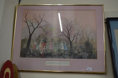 Lot 721 - Coloured print after Helen Bradley