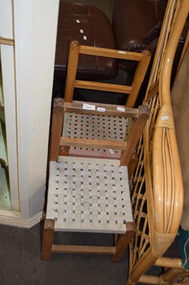 Lot 819 - A pair of childs chairs